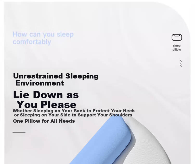 Mixiaoshu Pillow, Cervical Support Pillow, Sleep Aid for Cervical Spondylosis, Deep Sleeping Memory Foam Pillow, Neck Care, Summer Side Sleeping Pillow Core 13