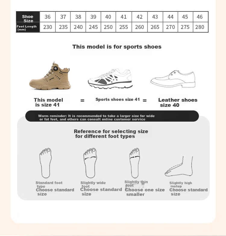 Fumeier Safety Shoes for Men, High-Top Steel Toe Cap, Lightweight, Comfortable, Anti-Smashing, Anti-Puncture, Waterproof Work Boots F055 Size 40 12