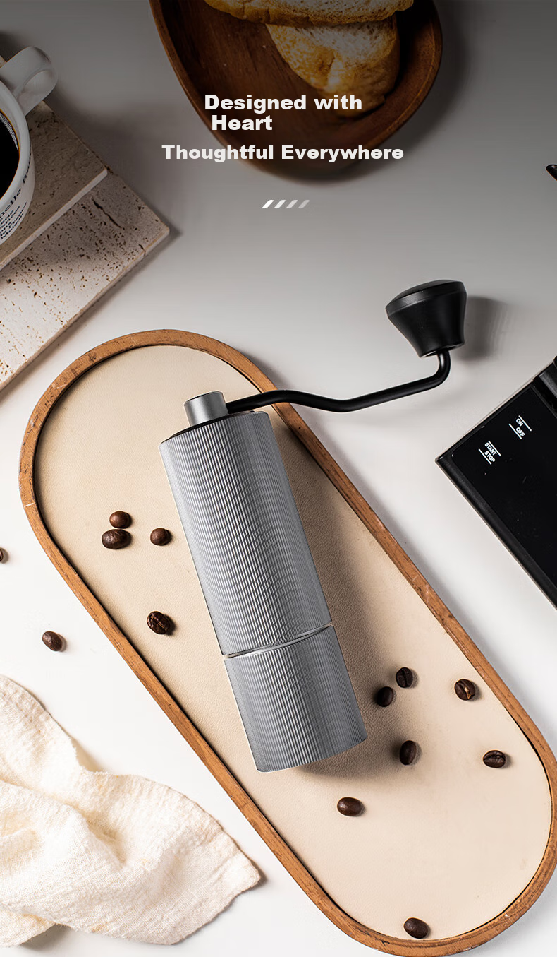 CLITON Hand-Crank Coffee Grinder, Portable Manual Coffee Grinder, Automatic Grinding Machine 9