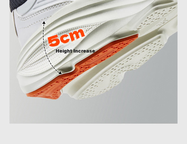 361° Men's Sports Shoes, Spring And Summer Rainy Day Commute Water-Resistant Thick-Soled Lightweight Jogging Shoes for Men, 672532228-2 16