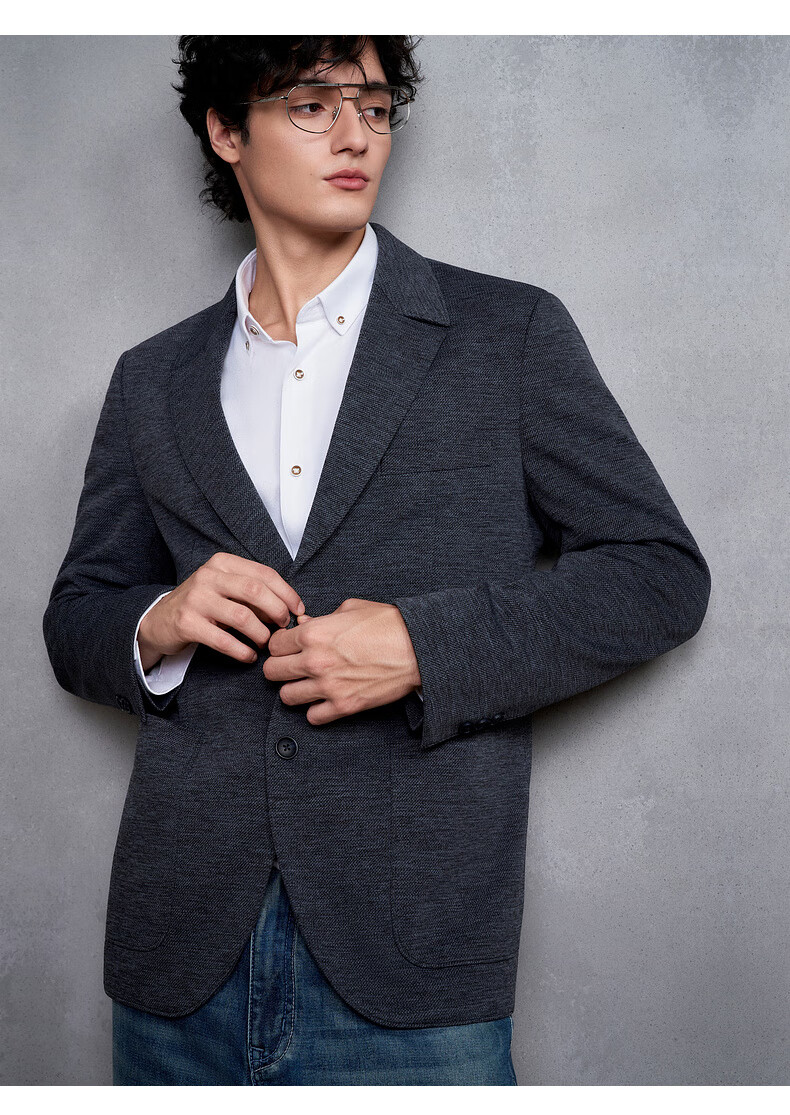 G2000 Men's Spring Autumn Comfortable Versatile Casual Blazer with Multi-Directional Stretch (Mall Edition) 15