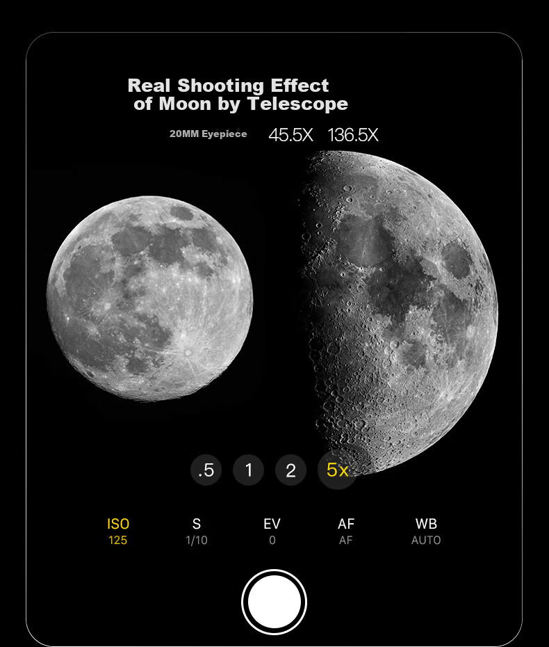 Xingtelang 90EQPro Large-Aperture High-Definition High-Magnification Professional Moon-Gazing Landscape Astronomical Telescope for Deep Space Exploration And Jupiter Viewing 4
