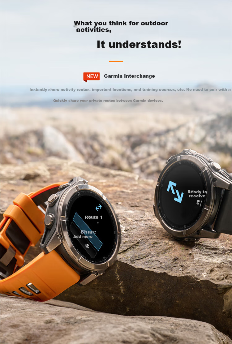 GARMIN Enduro3 Sapphire Mirror ECG Heart Rate Running Swimming Outdoor Sports Watch 10