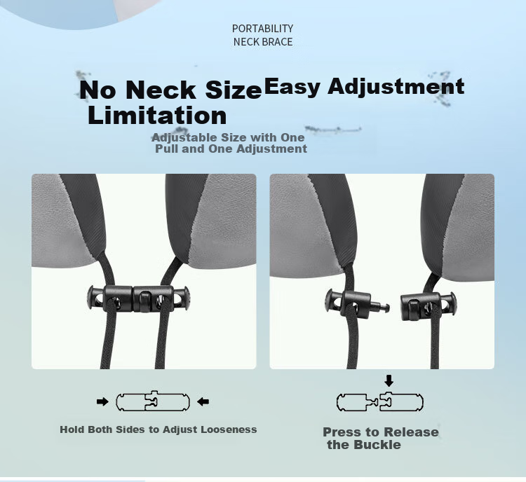 Aeromax U-Shaped Memory Foam Neck Pillow Portable Travel Nap Long-Distance Car Sleep Neck Support Cervical Pillow 6