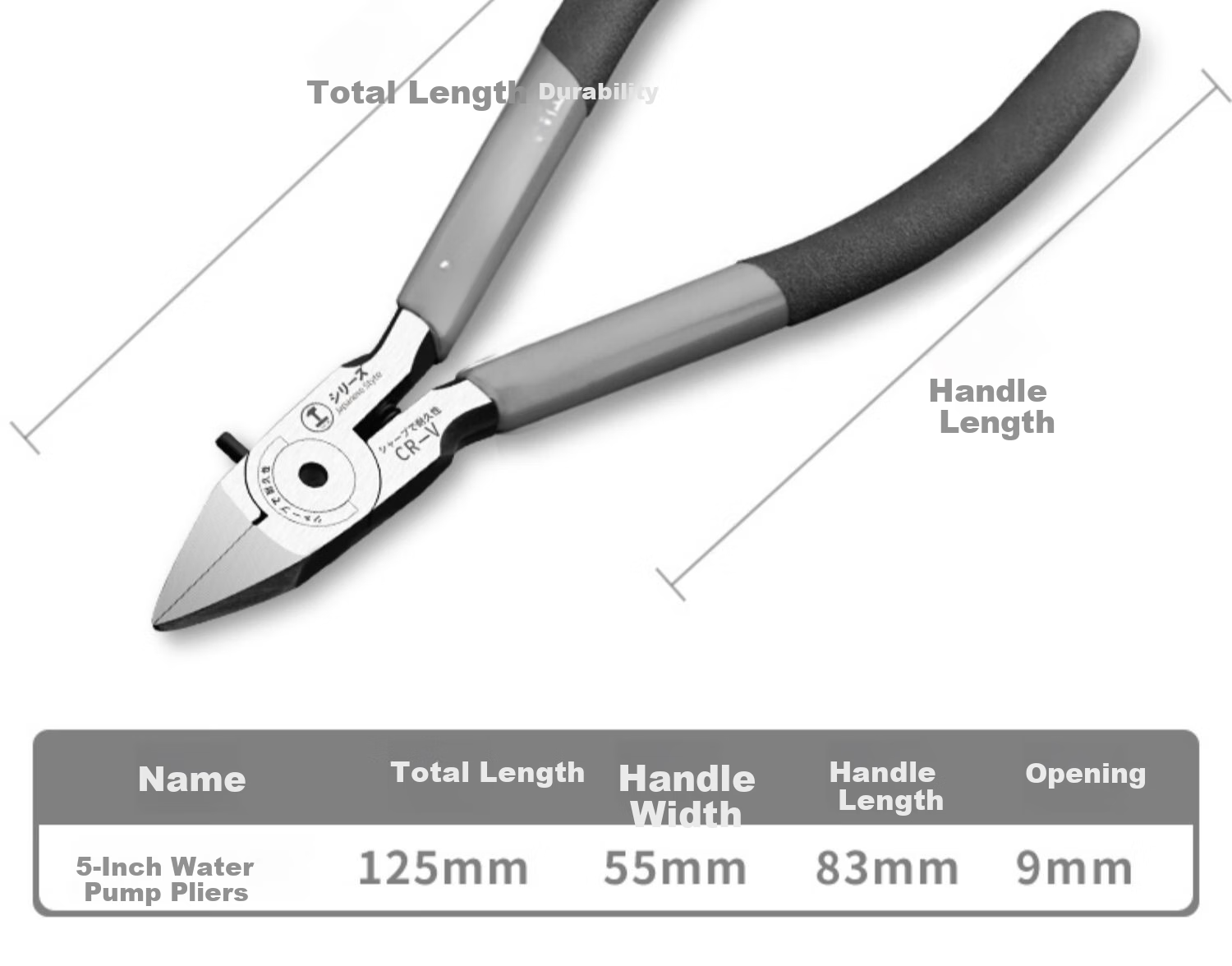 GREENER Diagonal Cutting Pliers, 5-Inch Model, Wire Cutters for Home And Electrical Use, Side-Cutting Pliers, Diagonal Pliers, Wire Snips 10