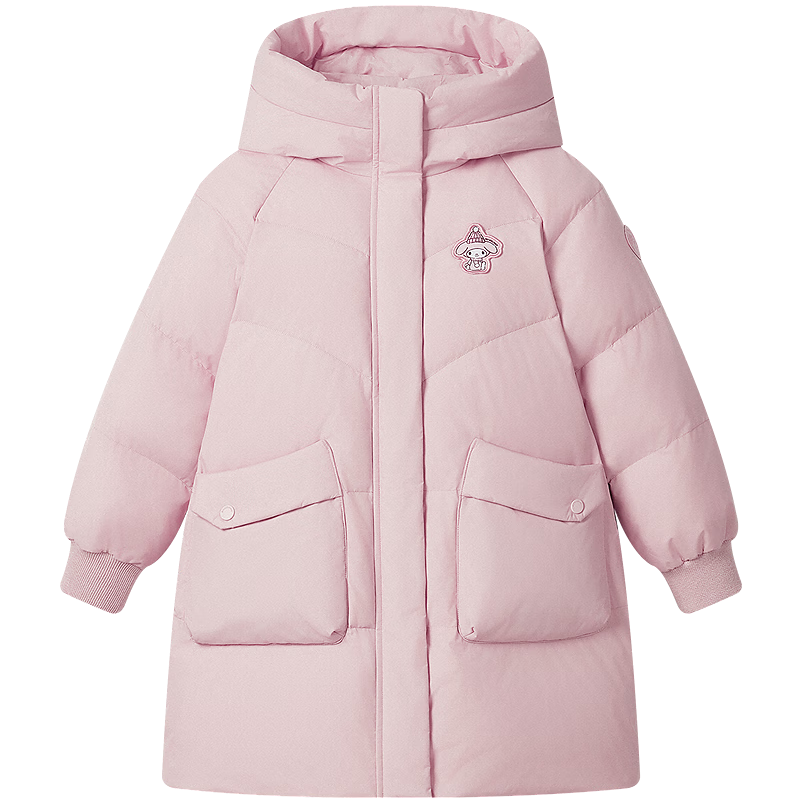 BOSIDENG 25-Year Winter Down Jacket Duck Down Men Women Children 5A Antibacterial Medium Long Thickened Cold-Resistant Hooded Coat