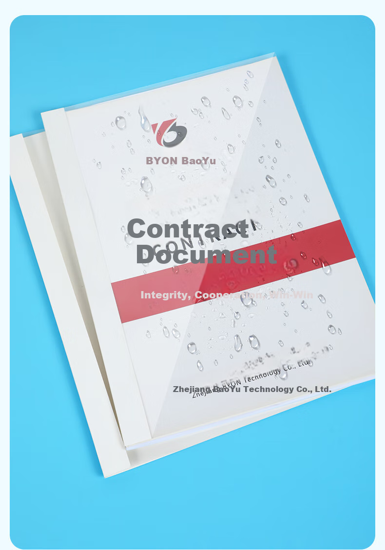 BYON 20 Hot Melt Cover Sleeves 10MM, Hot Melt Binding Machine Plastic Covers, Transparent Covers for Contracts A4, Glue-Bound Covers, Hot Melt Binding Machine Covers, Glue Sheets for Tender Documents 9