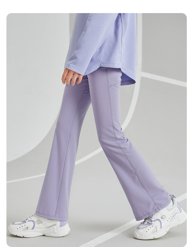 Balabala BalaOne Girls' Kids' Fleece-Lined Long Pants Winter 2025 Straight-Leg Warm Trousers 208425108012 2