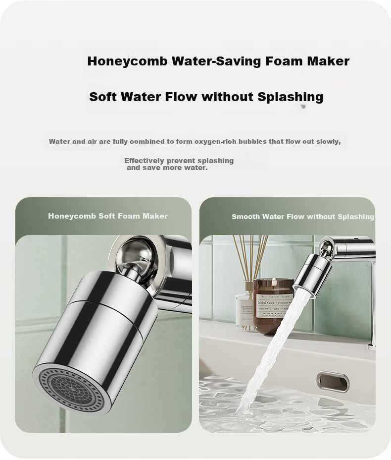 JOMOO Universal Water Outlet Basin Faucet, Bathroom Hot And Cold Dual Control Faucet, 32393-506/1B 14