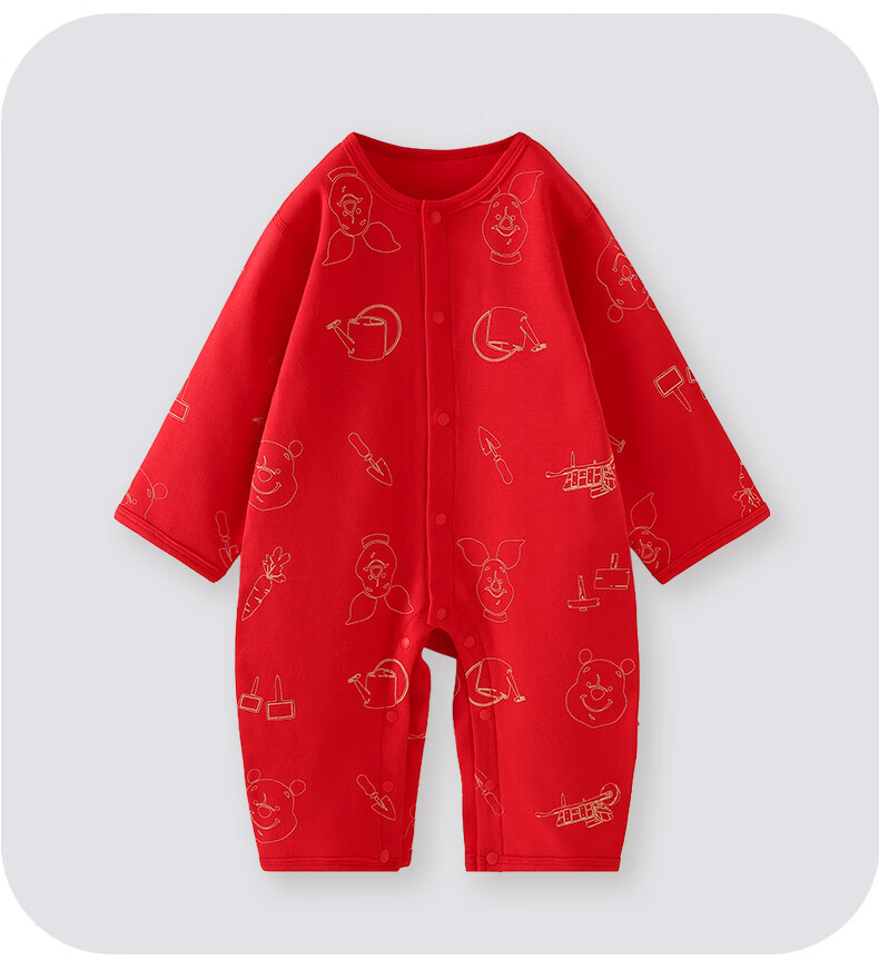 Disney Baby Newborn Romper Spring Autumn Cotton Crawling Suit A-Class Bodysuit Pajamas for Infants 7