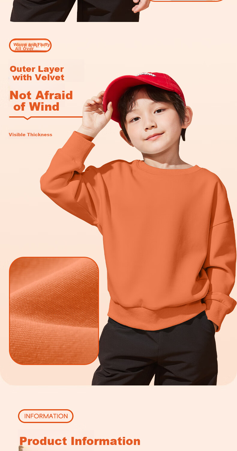 Jeanswest Boys' Sweatshirt, Spring And Autumn Style 2026, Children's Long-Sleeve Spring Outfit, Round Neck Top for Older Boys, Trendy Clothing 5