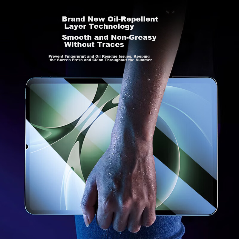 Aolang [Dust-Free Warehouse] Tempered Glass Screen Protector for Huawei MatePad Mini, 8.8-Inch HUAWEI Tablet, One-Second Adhesion, HD Full-Screen, Shatterproof, Scratch-Resistant Protective Film, Transparent 5