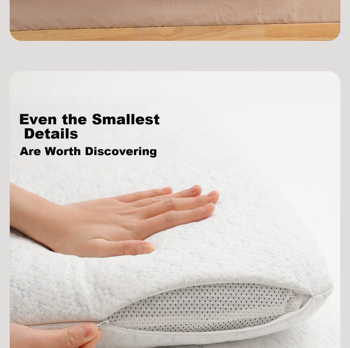 Fessura Pillow for Children's Nap, Memory Foam Pillow, Skin-Friendly And Breathable with Pillowcase, Suitable for Student Dormitory And Home Use, Antibacterial And Anti-Mite 14