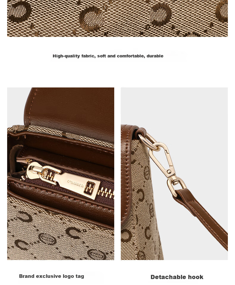C.BANNER Women's Handbag, Crossbody Bag, Shoulder Bag, Monogram Phone Pouch, Practical Commuter Bag, Brand Birthday Gift for Girlfriend on May 20 5