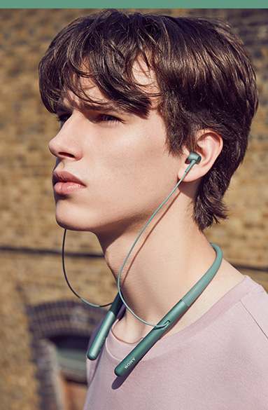 索尼(sony)wi-h700 无线立体声蓝牙耳机 颈挂式hi-res耳机 手机通话