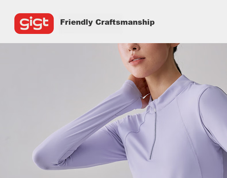 Gigt Yoga Top for Women, Long Sleeve, Breathable, Quick-Drying, Lightweight Running Sports T-Shirt, Fitness Wear 2