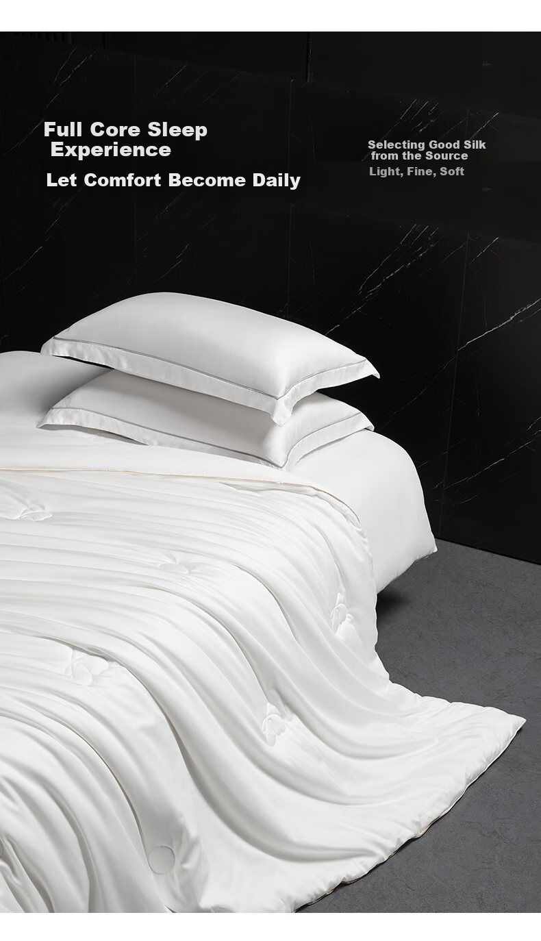 BEYOND Home Textiles 100% Mulberry Silk Comforter Air Conditioning Quilt Class A Antibacterial 100S Long-Staple Cotton Summer Cool Quilt 200*230cm 3
