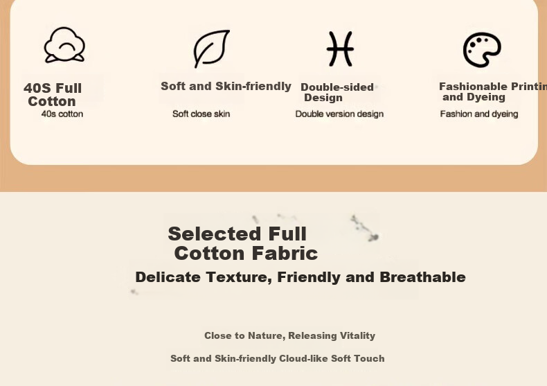 AVIVI Single Duvet Cover, Student Dormitory Pure Cotton Duvet Cover, Single Piece 150*200cm, Monika 2