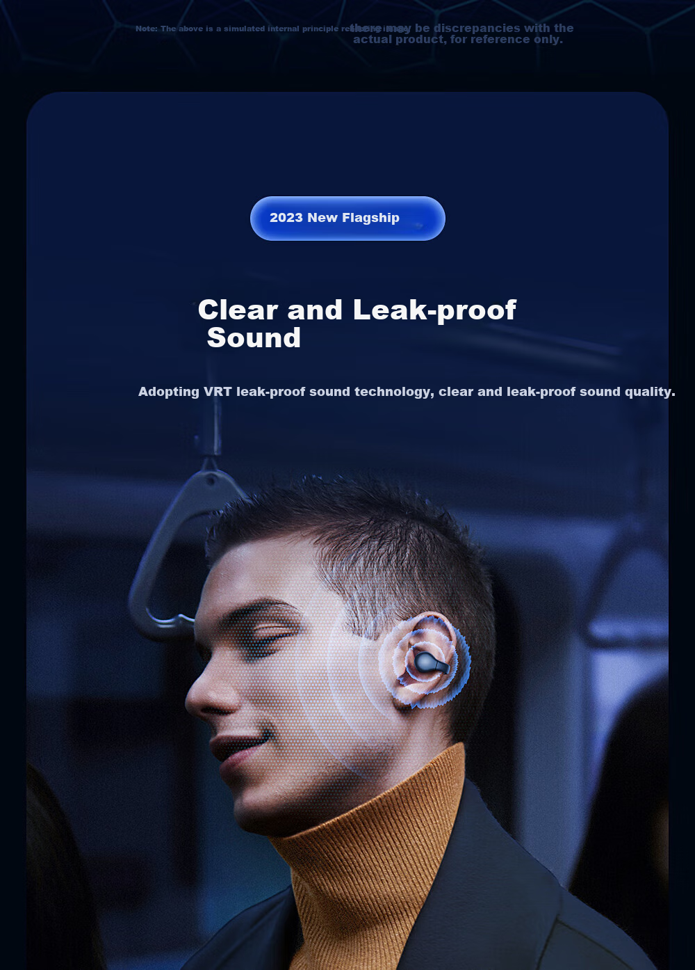 Chuanggu [2025 New Model | Compact And Mini] Bluetooth Earphones, True Wireless Semi-In Short Handle, Music Sports Gaming Low Latency High Sound Quality, Compatible with Android 6