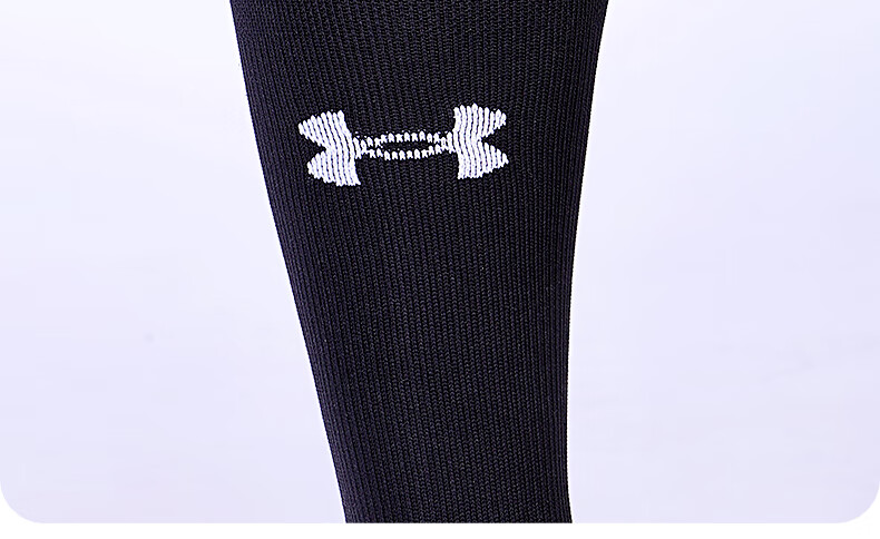 Under Armour Football Socks Long Tube Professional Summer Adult Non-Slip Thin Black M (Size 37-40) 5