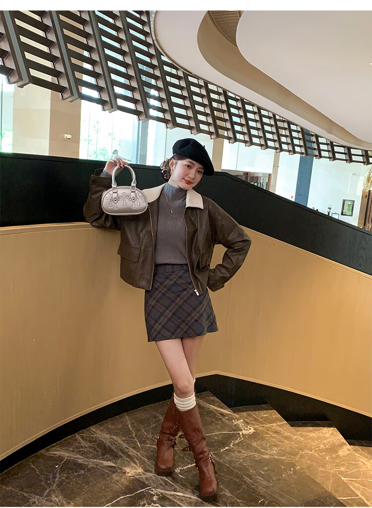 YUZHAOLIN Apricot Half Turtleneck Base Shirt Women's Little Chanel Style Inner Wear 2025 Autumn Winter New Sweater Knit Top 16