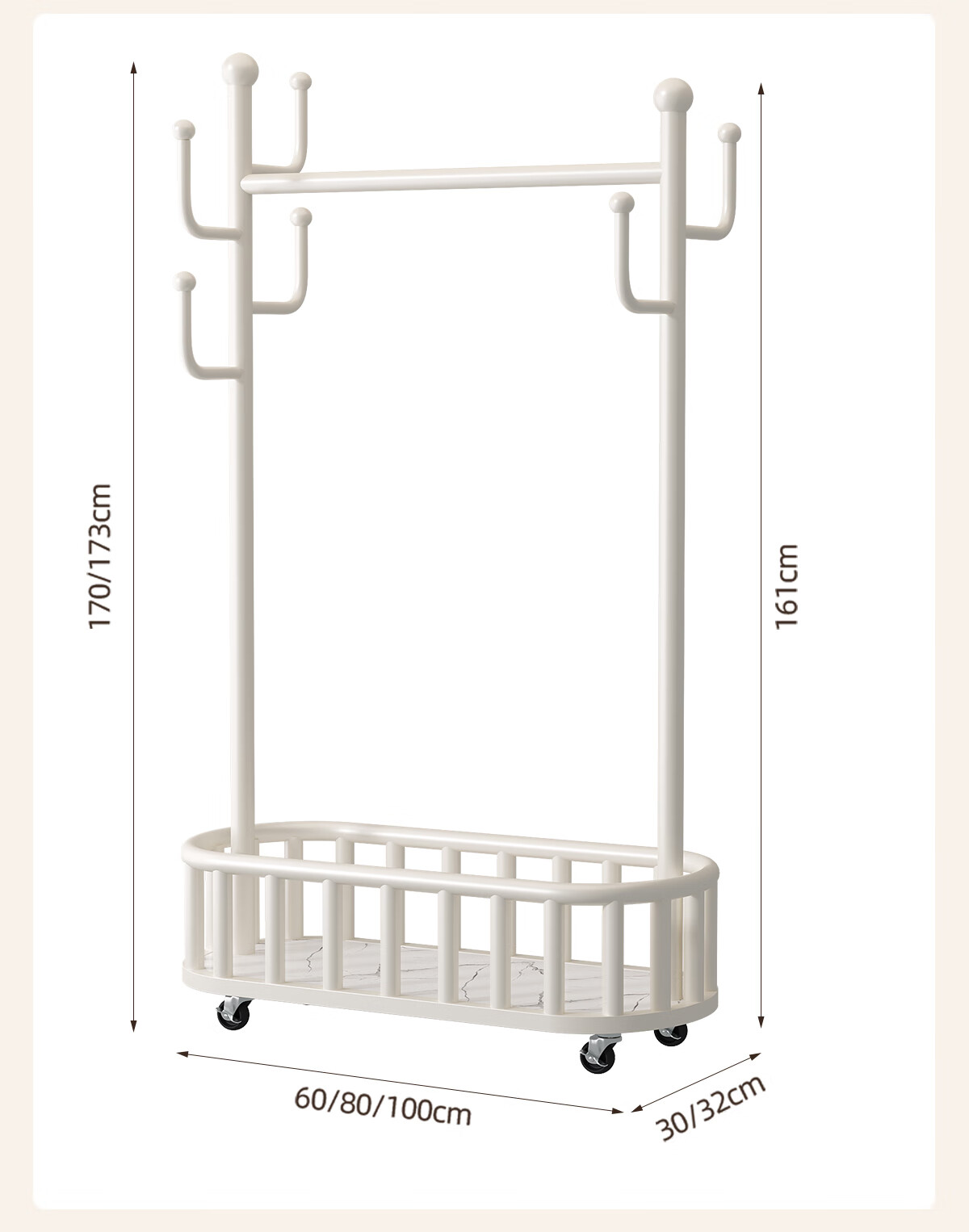 MUYA Floor Standing Clothes Rack Bedroom Hanger Home Indoor Luxury Clothes Drying and Storage Rack Simple Coat Rack 14