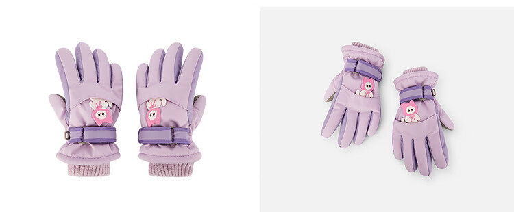 Balabala BalaOne Kids Gloves Boys Girls Ski Gloves Fleece Warm 2025 Fashion 208425162205 2