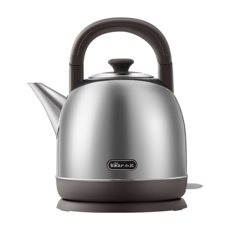 Bear Electric Kettle, Water Boiler, Household 4L Large Capacity, 304 Stainless Steel Electric Kettle with Auto Shut-Off, Detachable Base Boiling Kettle ZDH-F40A2