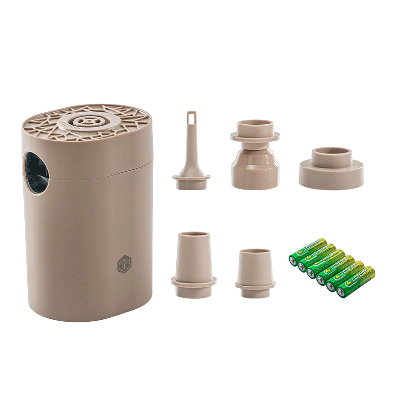 JD Jingzao Dry Battery Air Pump for Outdoor Camping Inflatable Mattress Tent Yoga Ball Swimming Ring with 6 Batteries