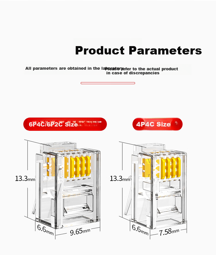 AMPCOM AMPCOM Category 7 Cable Crimper, Through-Piercing with Swallow-Tail Clip, Category 5/6/7 Shielded RJ45 Crimping Pliers, 4-In Wire Stripper/cutter/terminator AR728GR 16