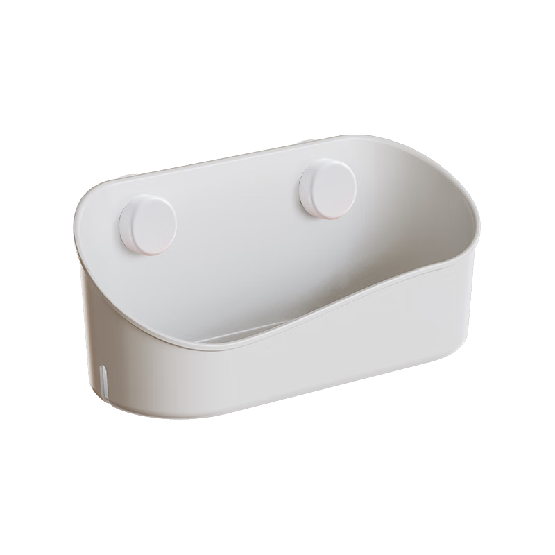JD Jingzao Suction Cup Storage Rack No-Drill Hook Basket Bathroom Wall-Mounted Toilet Washbasin Organizer