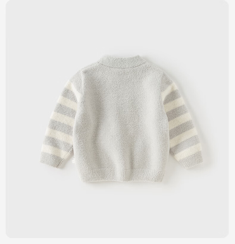 David Bella Children's Half Turtleneck Chenille Sweater Boys Autumn Knitwear Girls Pullover 3