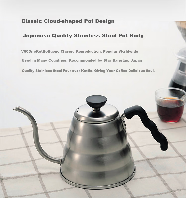 HARIO LED Temperature-Controlled Pour-Over Kettle with Smart Heating And Temperature Control for Home Use, 800ML Capacity 2
