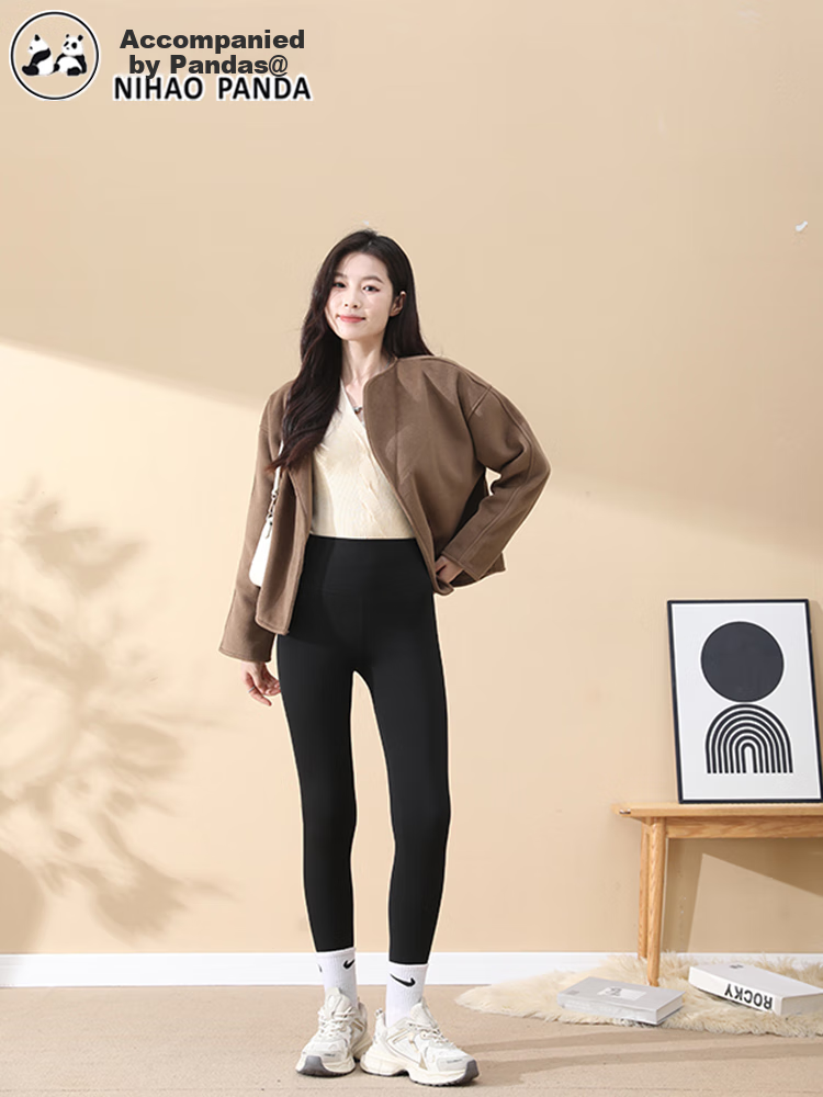 Xiongmaoxiangban Women's down Pants for Outdoor Wear, New Winter Style, 90% White Goose Down, Slim-Fit, Fleece-Lined, Thickened Shark Pants, Warm Cotton Pants 14