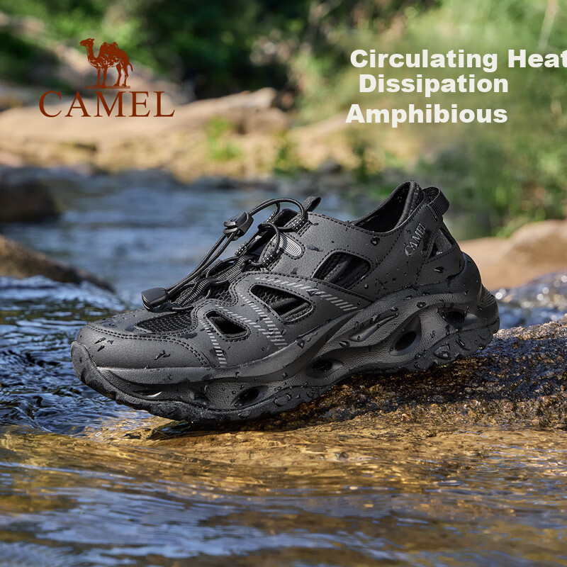 CAMEL Outdoor Stream Trekking Shoes for Men And Women, Summer 2025 Sports Sandals, Quick-Drying Water Shoes, Breathable Sneakers 3004 Size 38