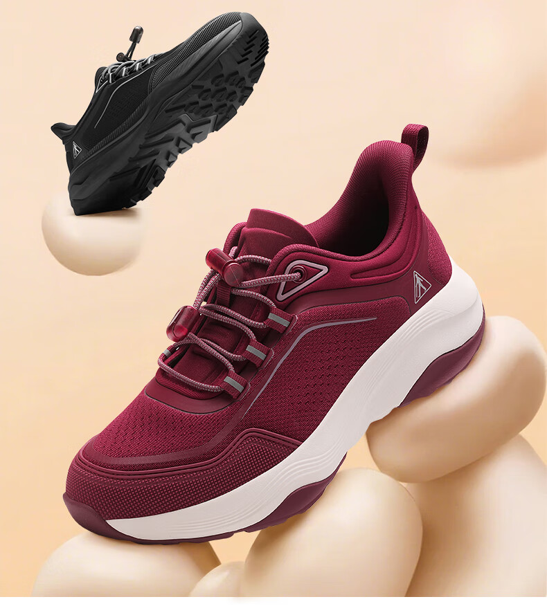 Zulijian Elderly Women's Shoes Spring Autumn 2026 New Walking Shoes Non-Slip Mom Shoes Lightweight Sports Casual Shoes Senior Gift 2
