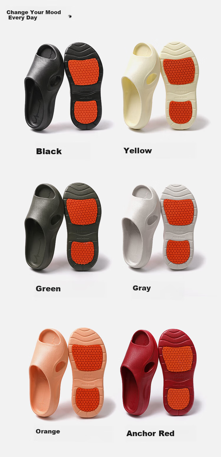 XGGC Non-Slip Slippers for Men, Summer Home Bathroom Shower Specialized Elderly Sandals for Women, Black, Size 44-45 9