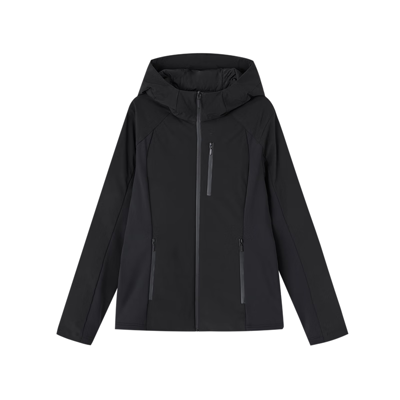 Demana [Three-proof Black Technology] Winter Nordic Jacquard Cotton 90% Goose Down Warm Hooded Three-layer Craft Down Jacket
