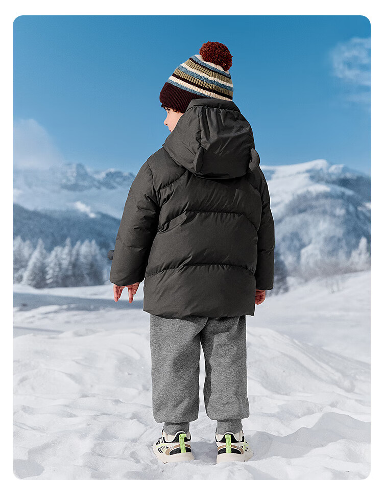 BALABALA balaOne Boys' Down Jacket Simple Kids' Winter Warm Coat 2025 Thick 208425107103 3