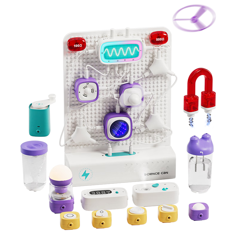 Science Can Smart Circuit Building Blocks 6-10 Years Old Birthday Student Boys Girls Toy Experiment Kit Children's Day Gift