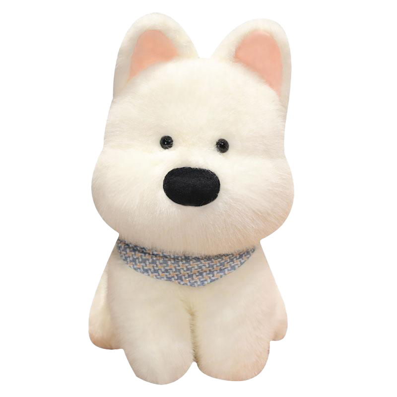 Aishangxiong Plush Toy, Scottish Terrier Dog Pillow, Stuffed Animal Doll, Children's Gift for Girls, Birthday Present for Wome