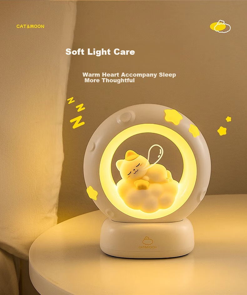 Xifeng Night Light, Bedroom Sleep Lamp, Children's Eye Protection Bedside Lamp, Birthday Gift for Girls, High Aesthetic Value And Practical 4