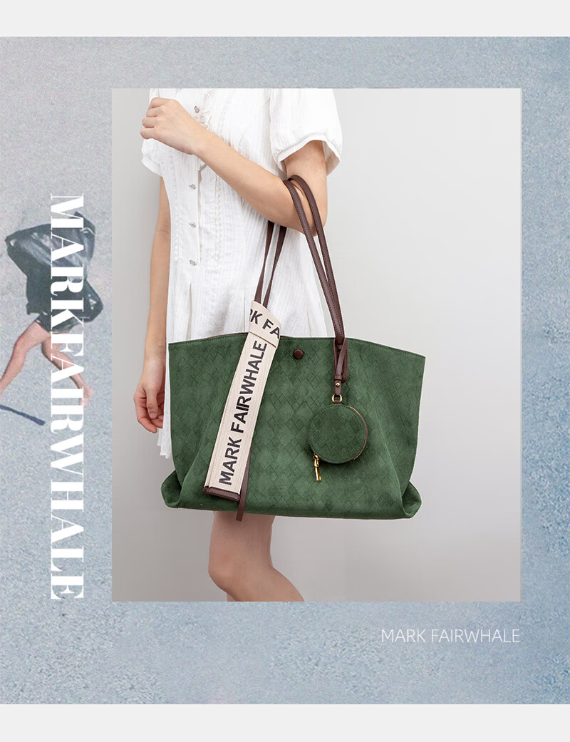 Mark Fairwhale New Large Capacity Tote Bag for Women Commuter Shoulder Handbag Versatile Birthday Gift 3