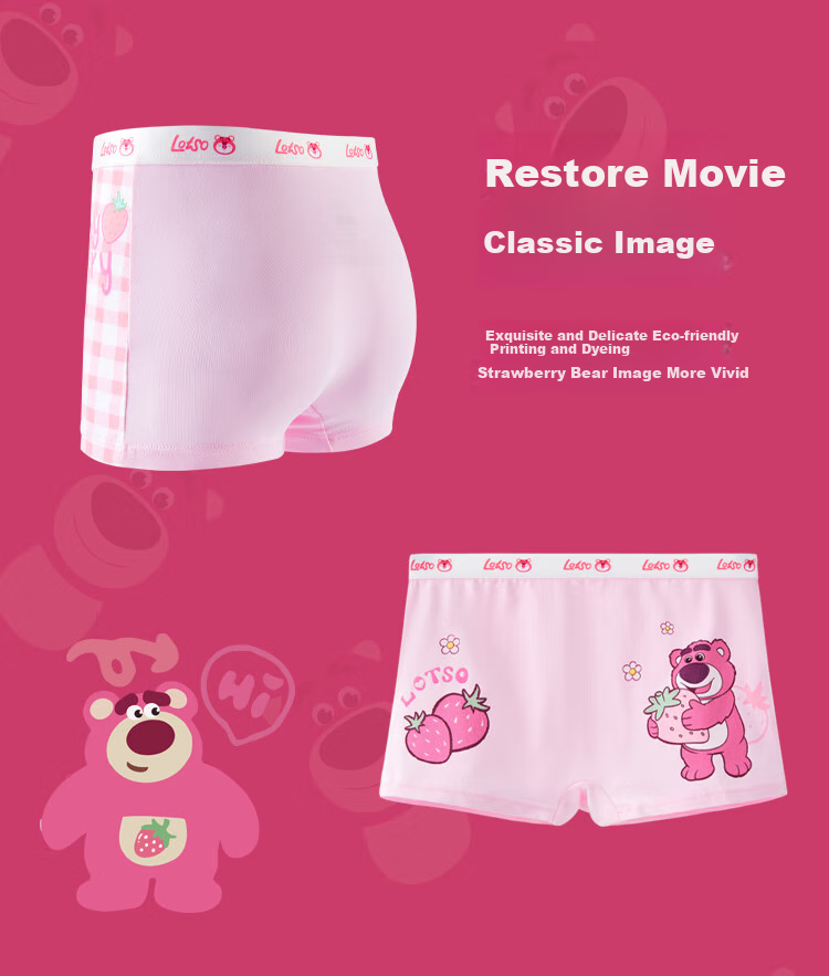 Disney Girls' Antibacterial Cotton Boxer Briefs Rabbit Police Girl Shorts Baby Underwear 4-Pack Size 140 3