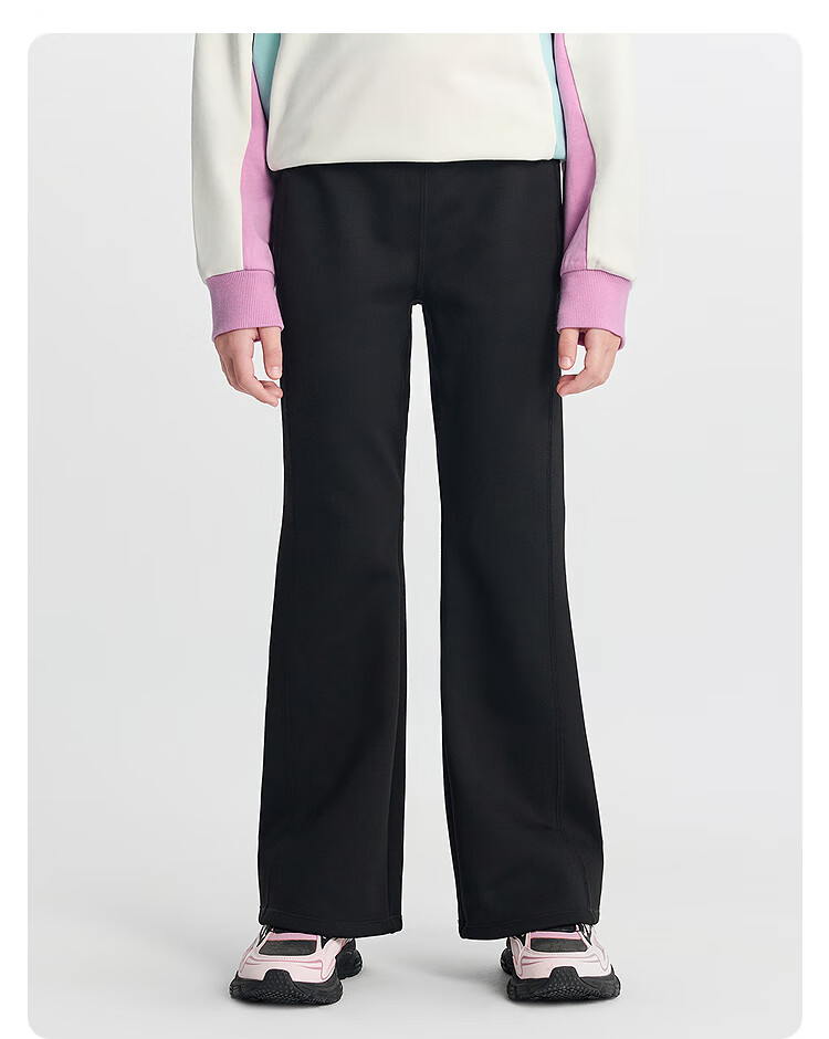 Balabala BalaOne Girls' Kids' Fleece-Lined Long Pants Winter 2025 Straight-Leg Warm Trousers 208425108012 5