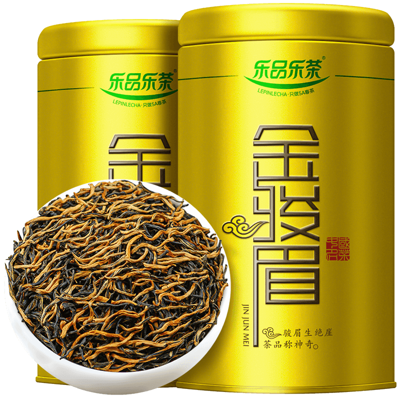 乐品乐茶金骏眉红茶新茶特级茶叶礼盒装武夷山浓香型250g送礼自己喝