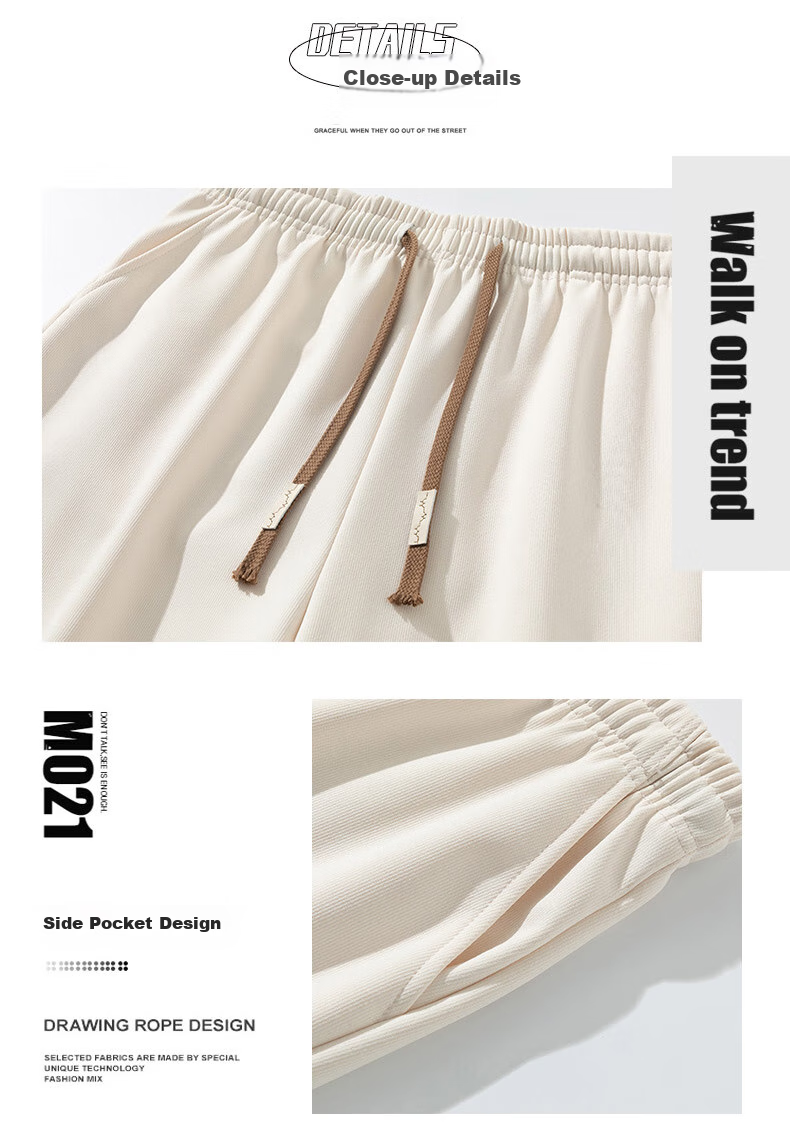 Huili Shorts, Summer Men's Sports Shorts, Loose-Fitting Outdoor Shorts for Men, Knee-Length Beach Shorts 3