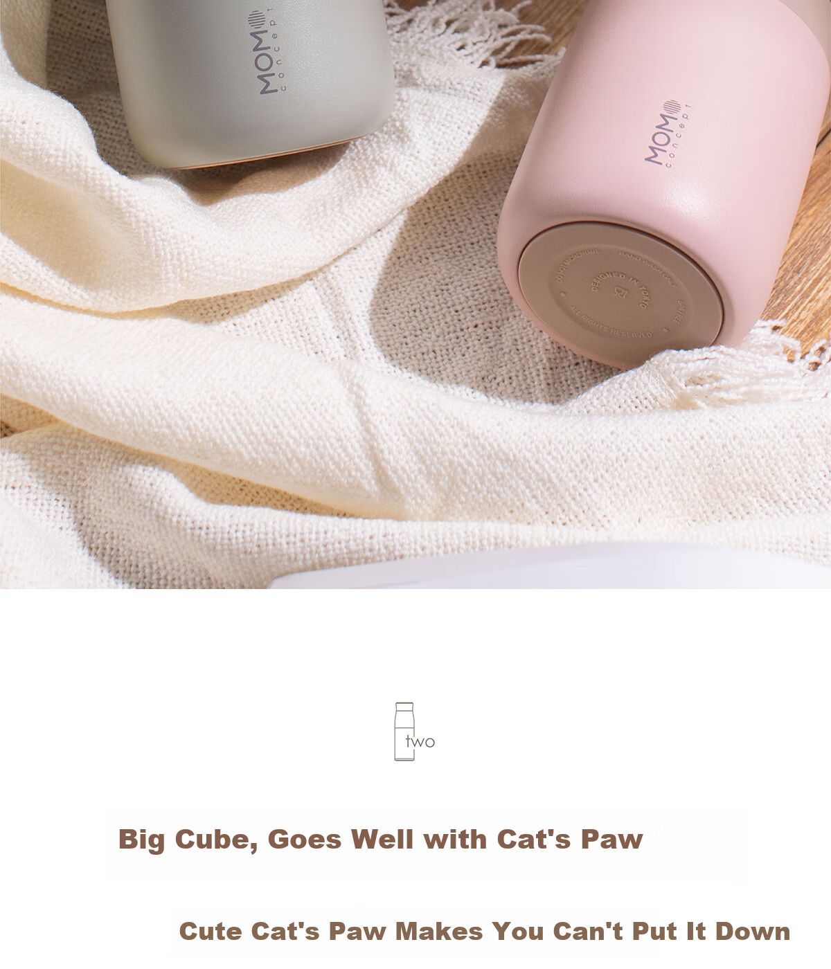 MOMOCONCEPT Insulated Mug for Women, Stylish Momo Large Belly Cup, Birthday And Holiday Gift, Coffee Cup, Portable Water Bottle, Thermos 4