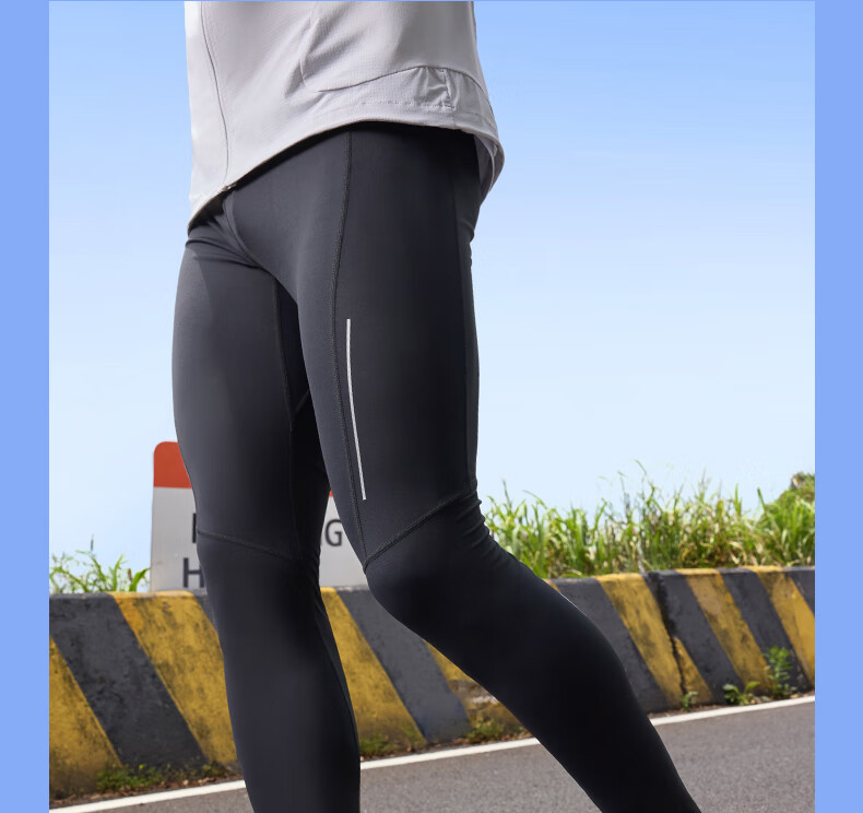 361° Men's Autumn and Winter New Sports Pants Tight-fitting Running Leggings Elastic Nine-point Pants Compression Pants 652532704-1 2