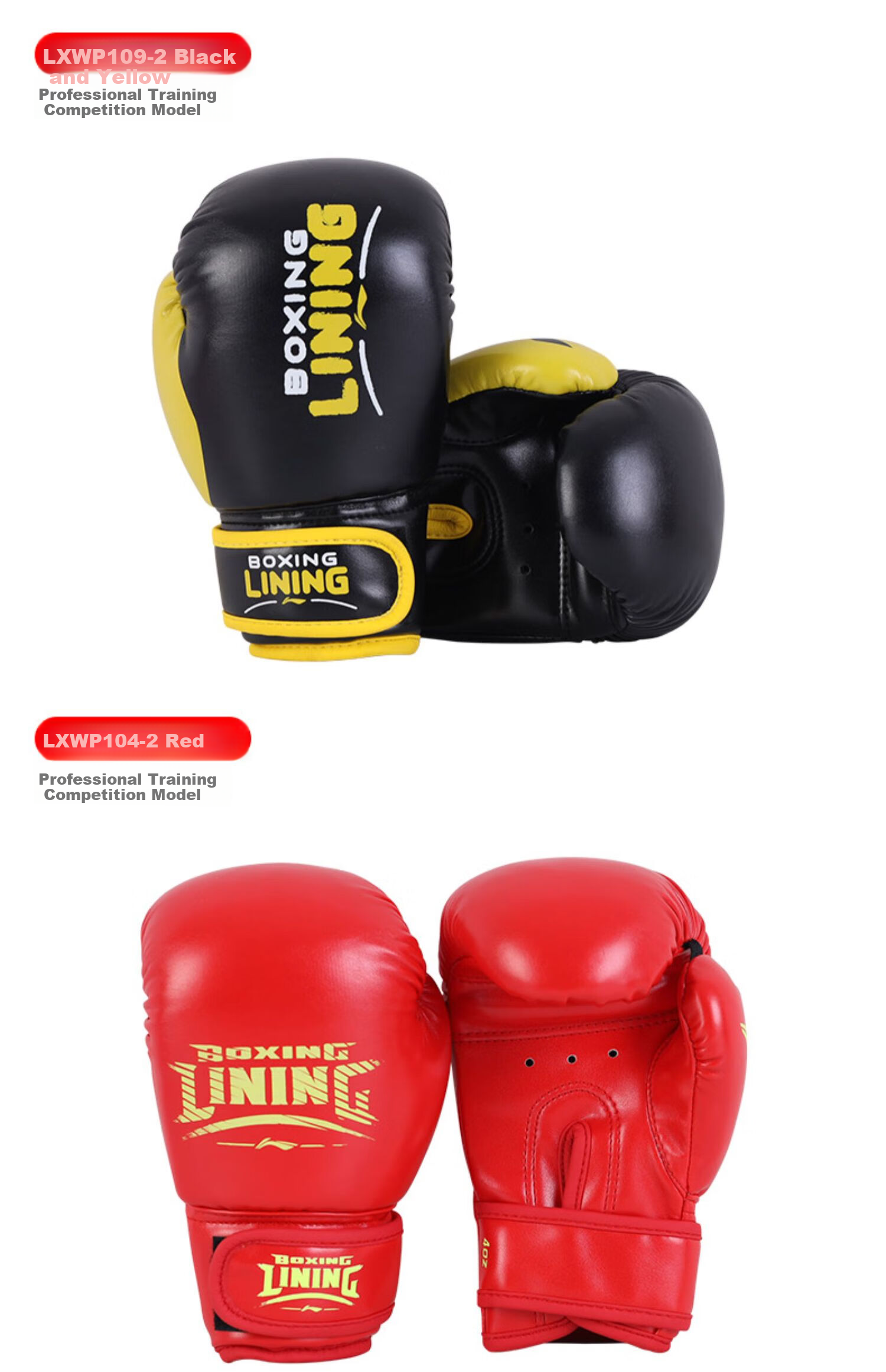 Li-Ning Children's Boxing Gloves, Boxing Training Equipment, Youth Sanda Competition Exercise, for Boys And Girls, Taekwondo, Black 6OZ 18